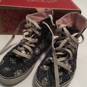 Navy dandelion vans for kids ( ON SALE!)