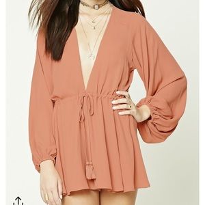 Forever 21 plunging v-neck romper