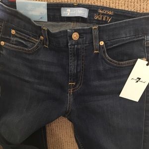 7 For All Mankind b(air) The Ankle Skinny Jeans
