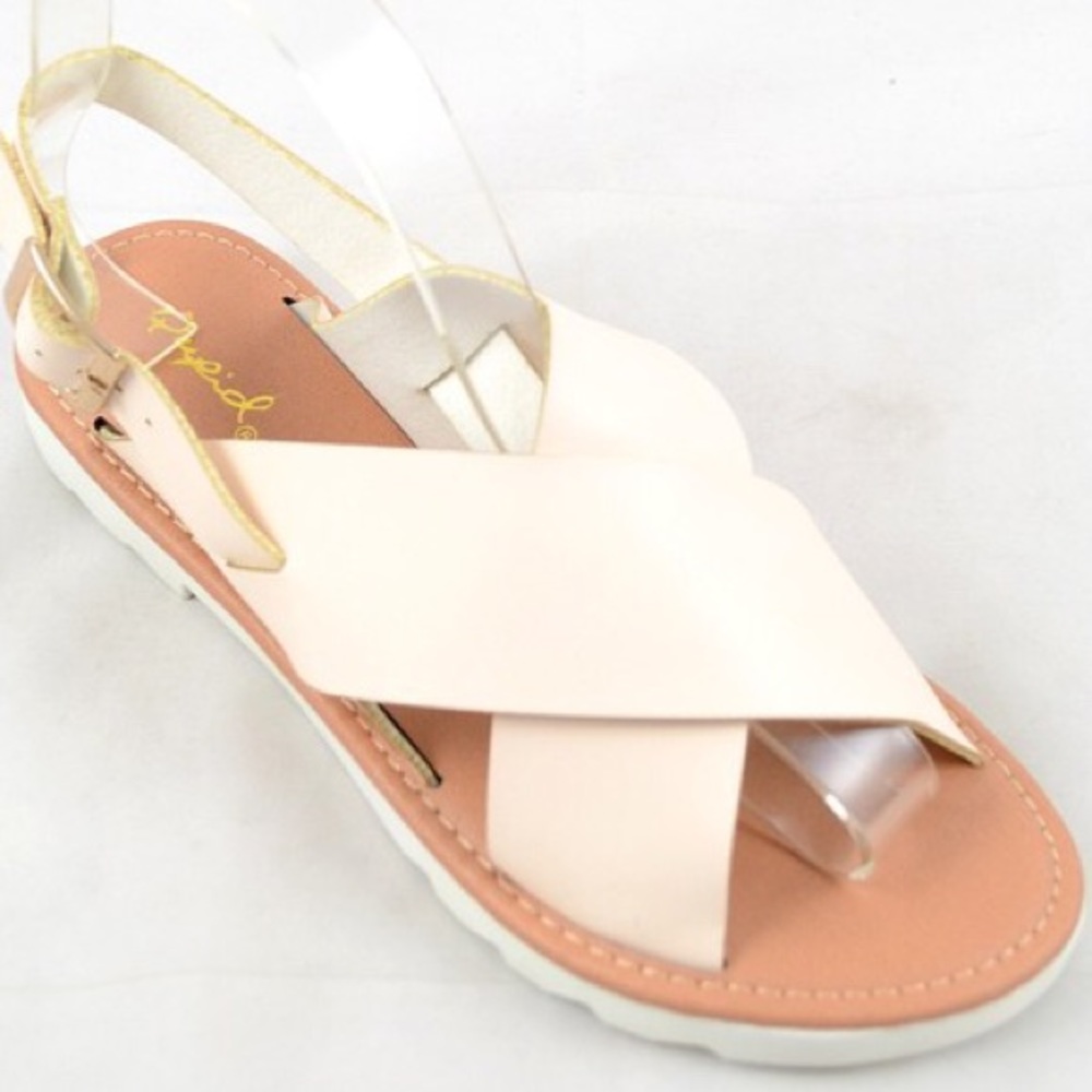 Cross Strap Sandals