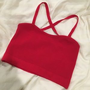Forever 21 Cross Back Crop Top