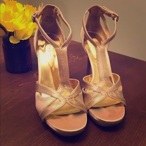 Nine West Gold Heels