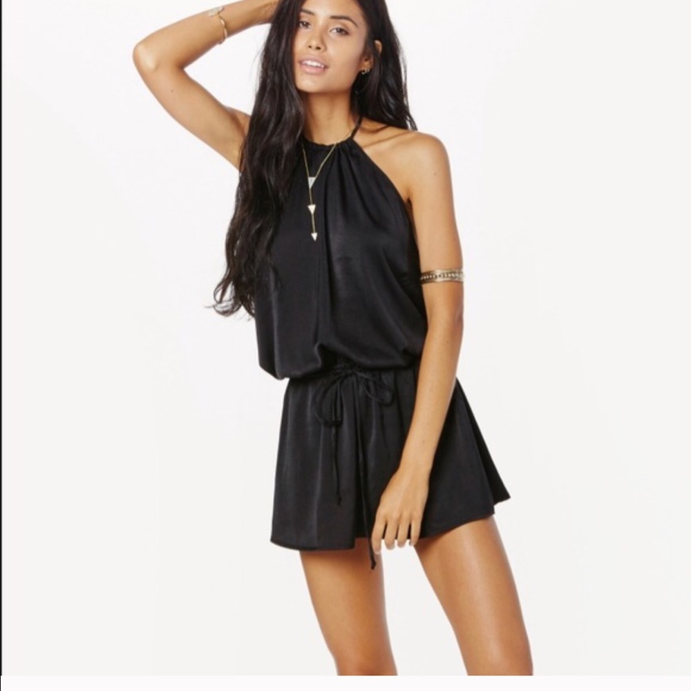 ISO BLUE LIFE HALTER DRESS