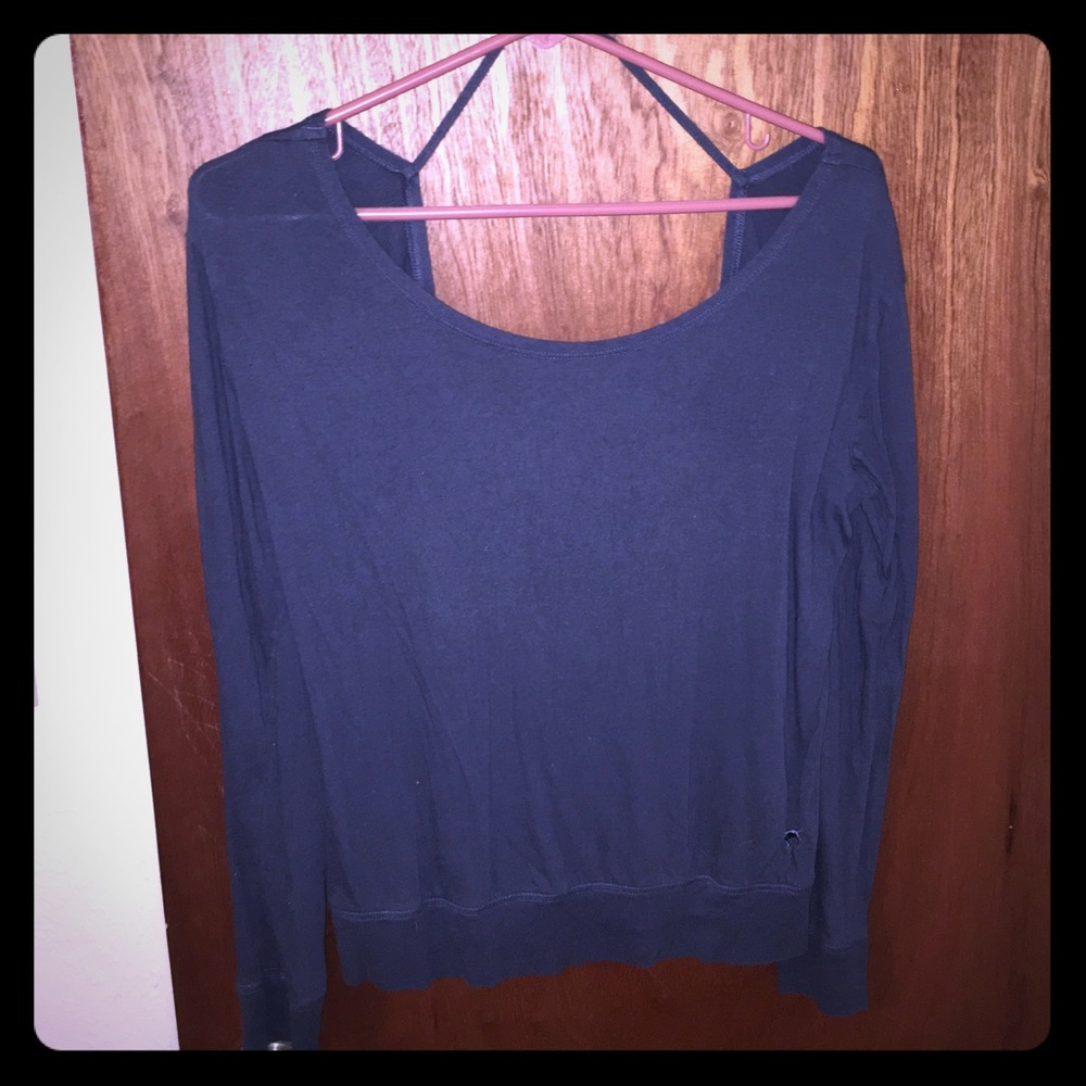 VS Pink backless longsleeve!