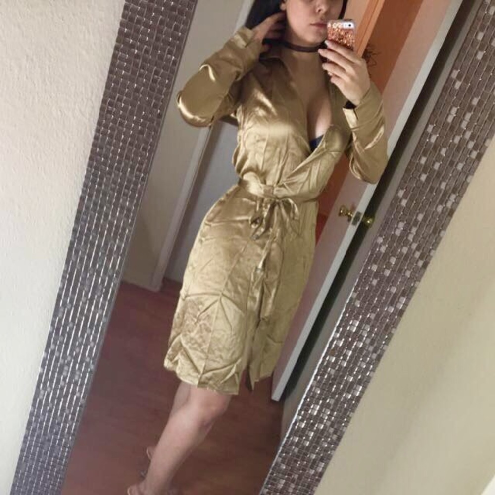 Silk Wrap Dress / Cardigan