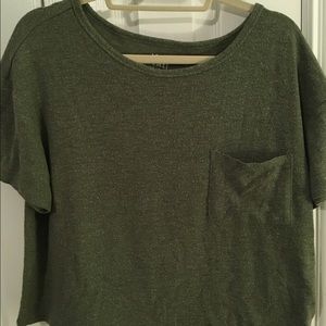 AEO Soft and sexy plush, green shirt
