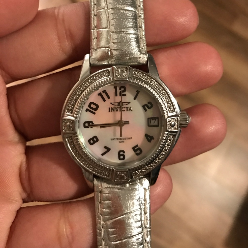 Silver watch