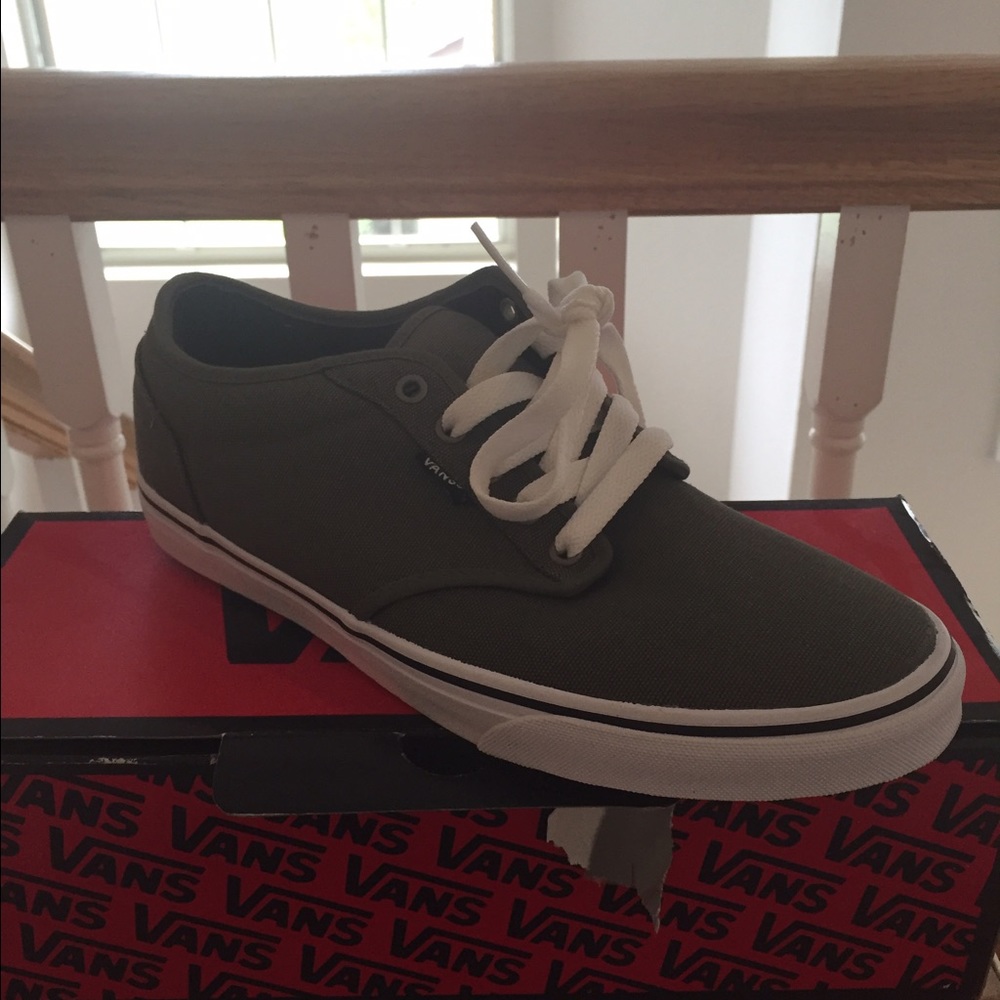 Vans size 10 grey shoes