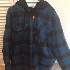 Quicksilver plaid jacket