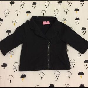 Black baby girl jacket 3-6 months