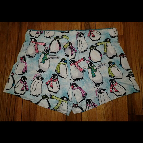 Isaac Mizrahi Penguin Sleep Shorts S - New - Picture 2 of 4