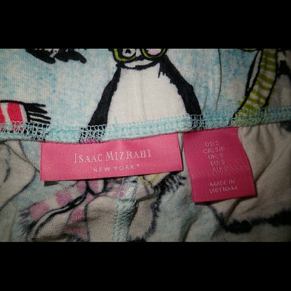 Isaac Mizrahi Penguin Sleep Shorts S - New - Picture 3 of 4