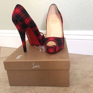 Tartan Christian Louboutin very Prive