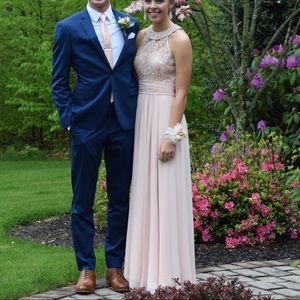 BLUSH PROM DRESS