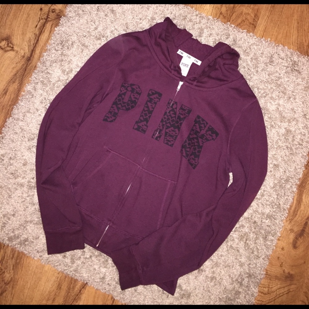 VS PINK Hoodie Zip Up