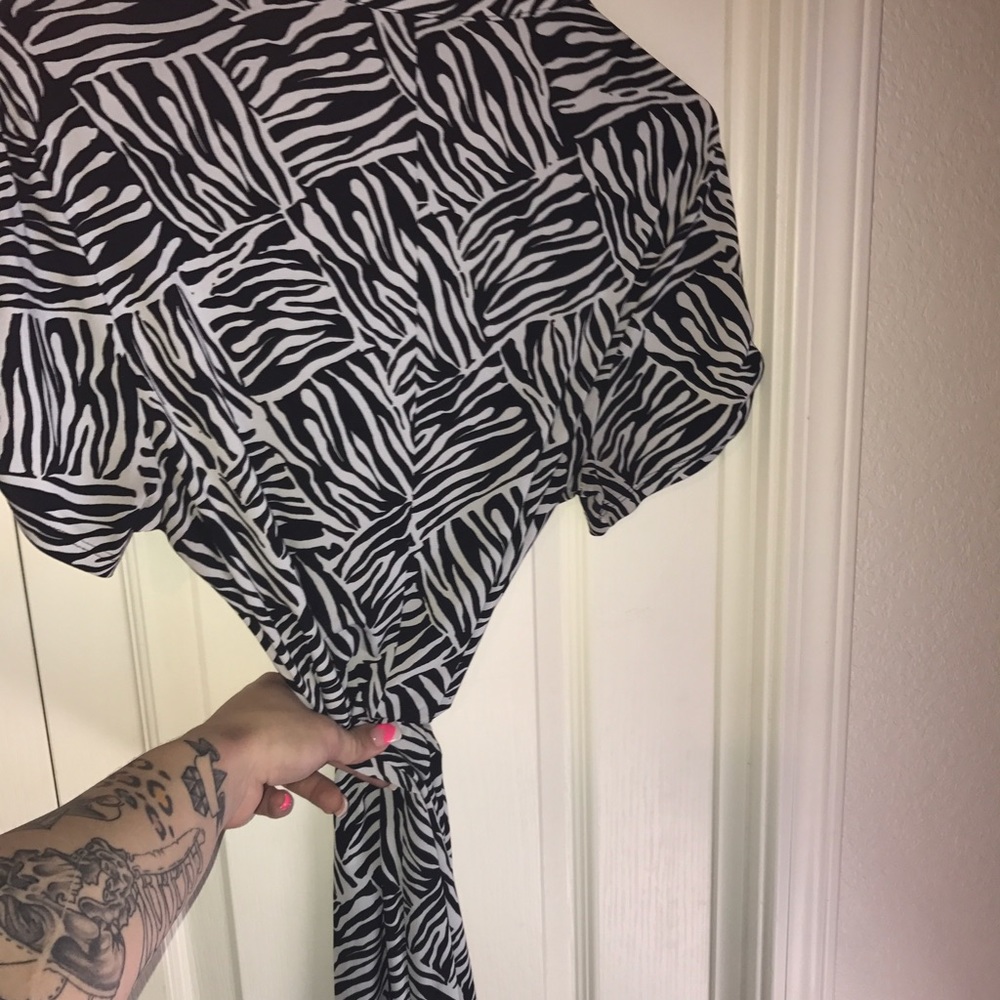 Enfocus size 12 Zebra Print 👗 dress stretch