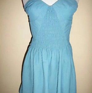 Kenji Powder Blue Strapless Dress Size 6