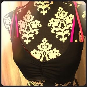 Pink by VS crisscross bikini top