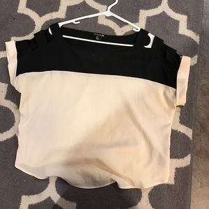 Small black and cream shirt