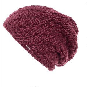 Burton Knit Beanie In Burgundy Sangria