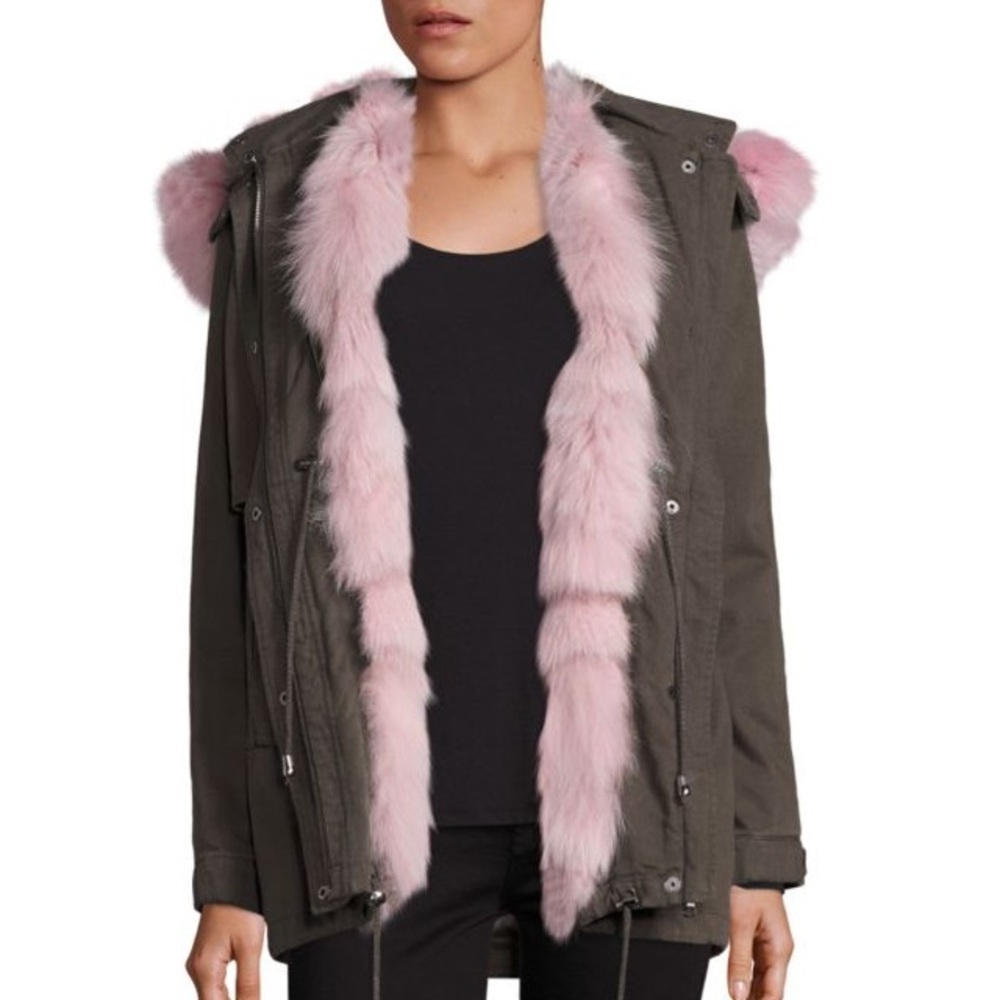Jocelyn Two-in-One Bodia Parka with fox fur vest