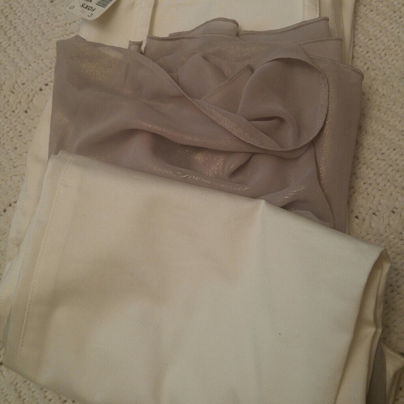 Gorgeous NWOT dusty beige sheer top size M - Picture 4 of 5