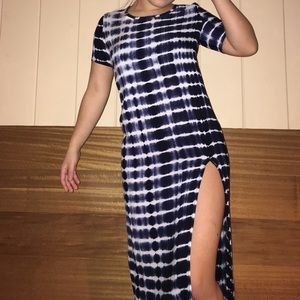 Maxi/midi tie dye dress