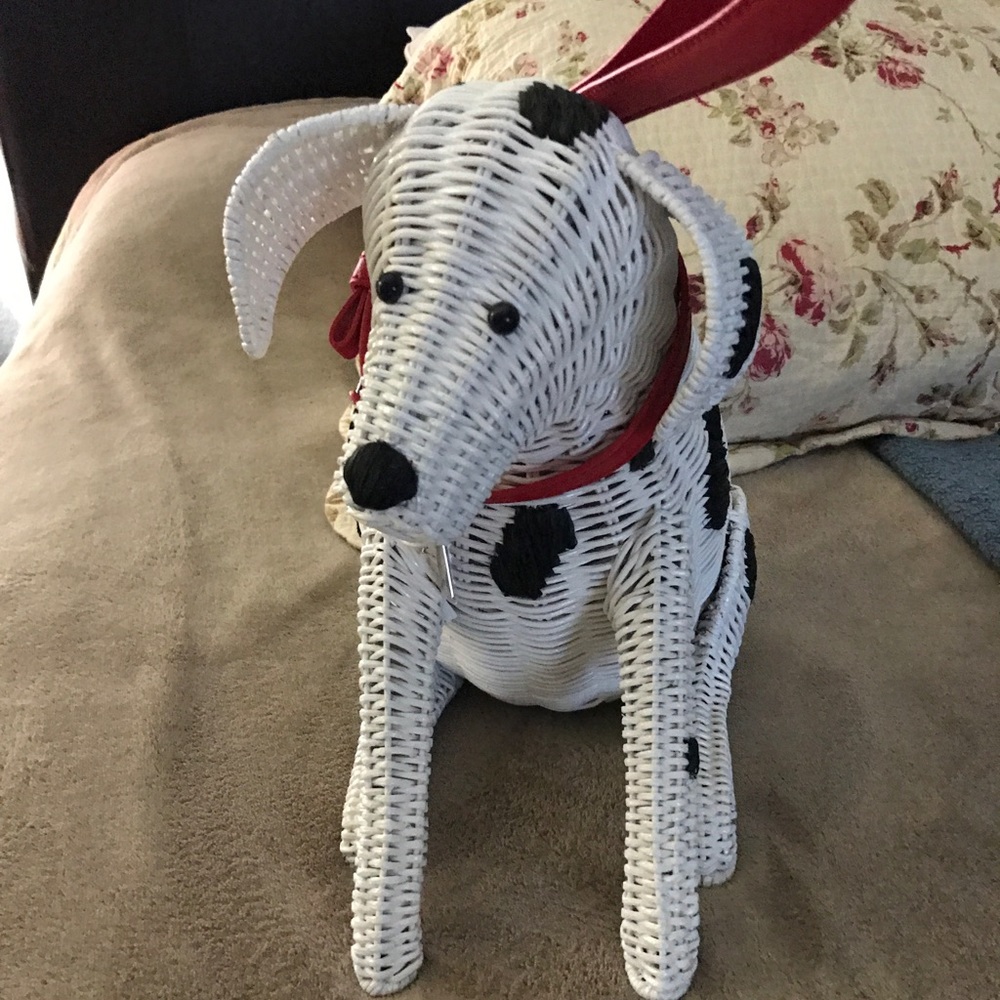 Kate spade wicker dog