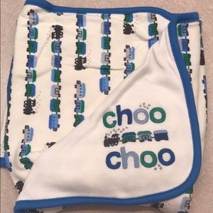 Gymboree train blanket. New with tags.