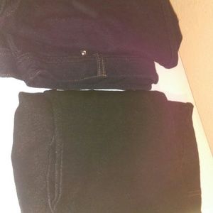 2 PC leggings jeans