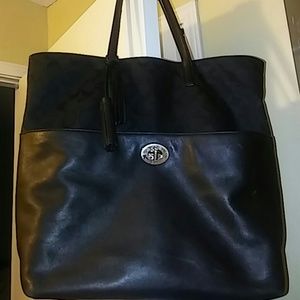 Lowered XL Coach tote $44