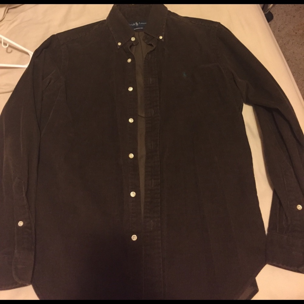 Ralph Lauren Polo Brown Button-Down Shirt