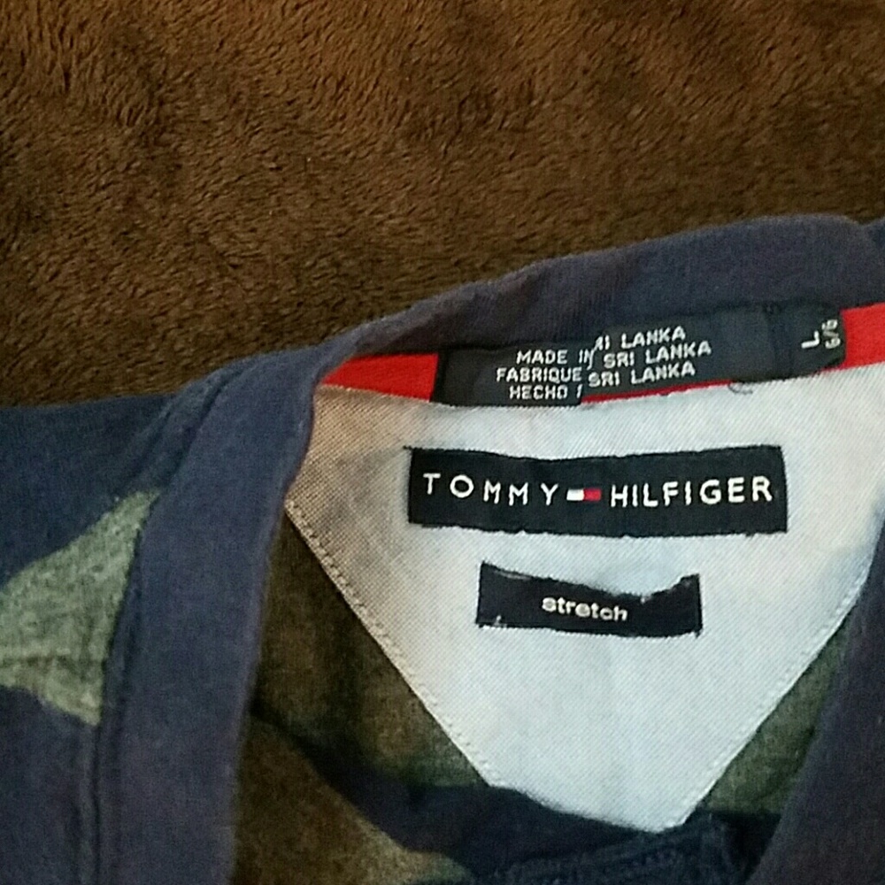 ♂Tommy Hilfiger Stretch Shirt (Long Sleeve)♂ - Picture 2 of 2