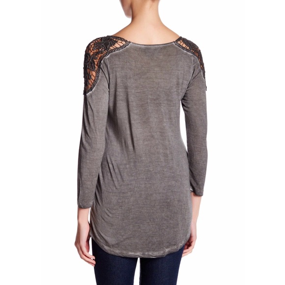 Lace Shoulder Top - Picture 3 of 3