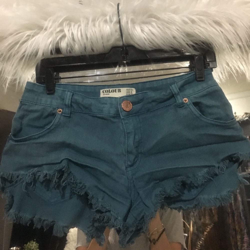 Real teal short shorts!😎