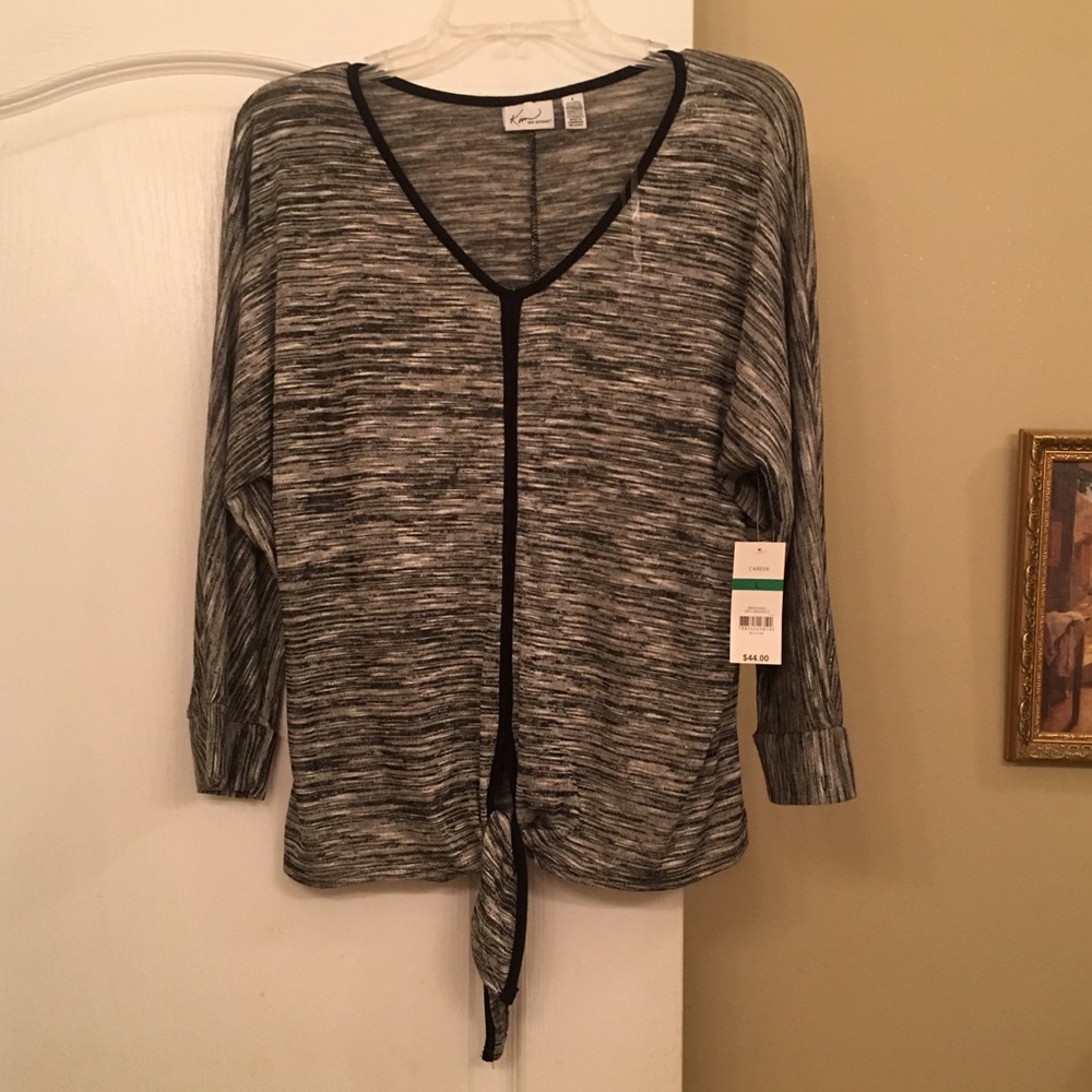 Kim Rogers front tie blouse