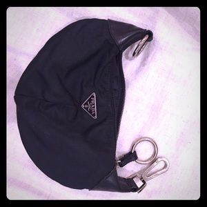 Black Prada Wristlet