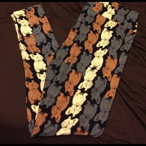 LuLaRoe TC FRENCH BULLDOG leggings