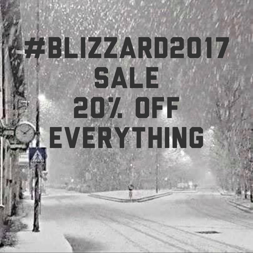 #blizzard2017 SALE - 20% OFF EVERYTHING