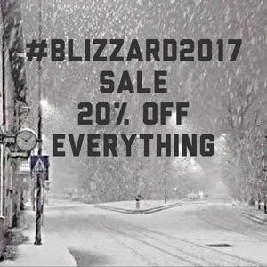 #blizzard2017 SALE - 20% OFF EVERYTHING