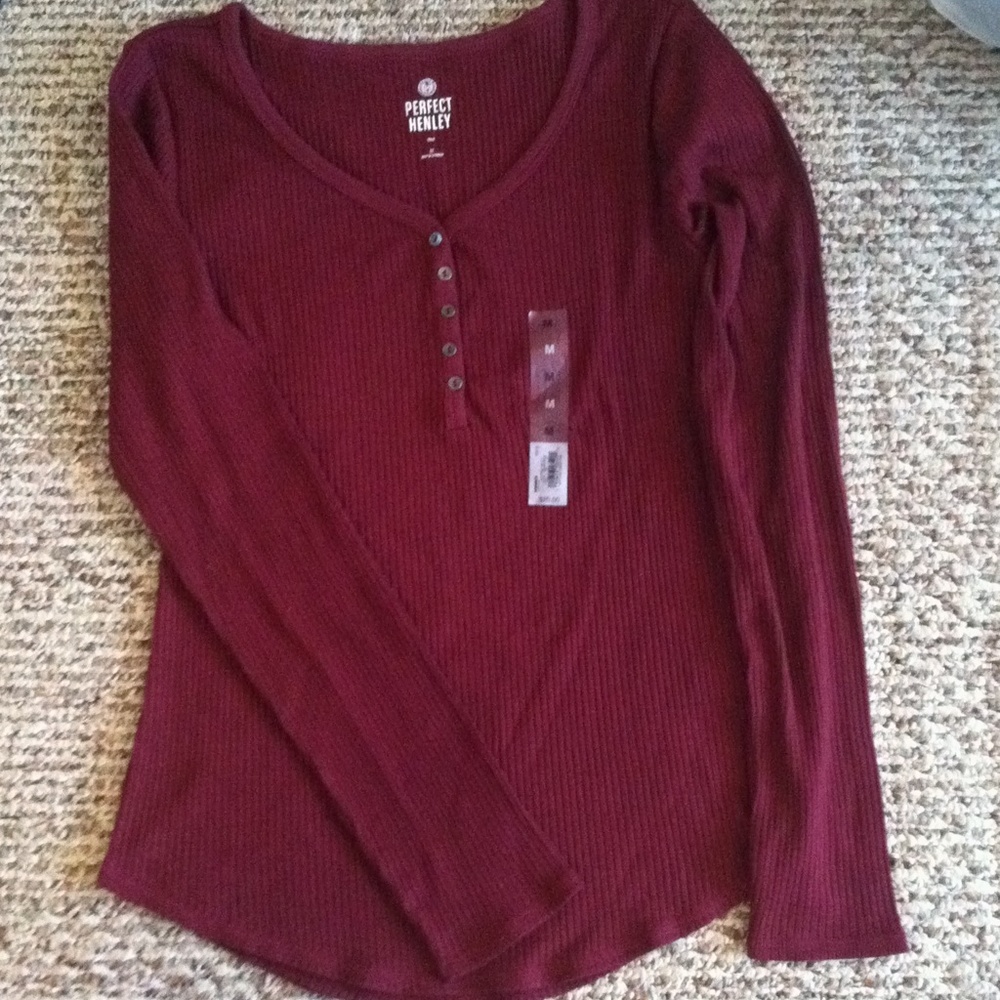 Ribbed Long Sleeve Top