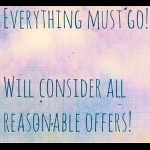 CLOSET CLEAR OUT! Everything must go!