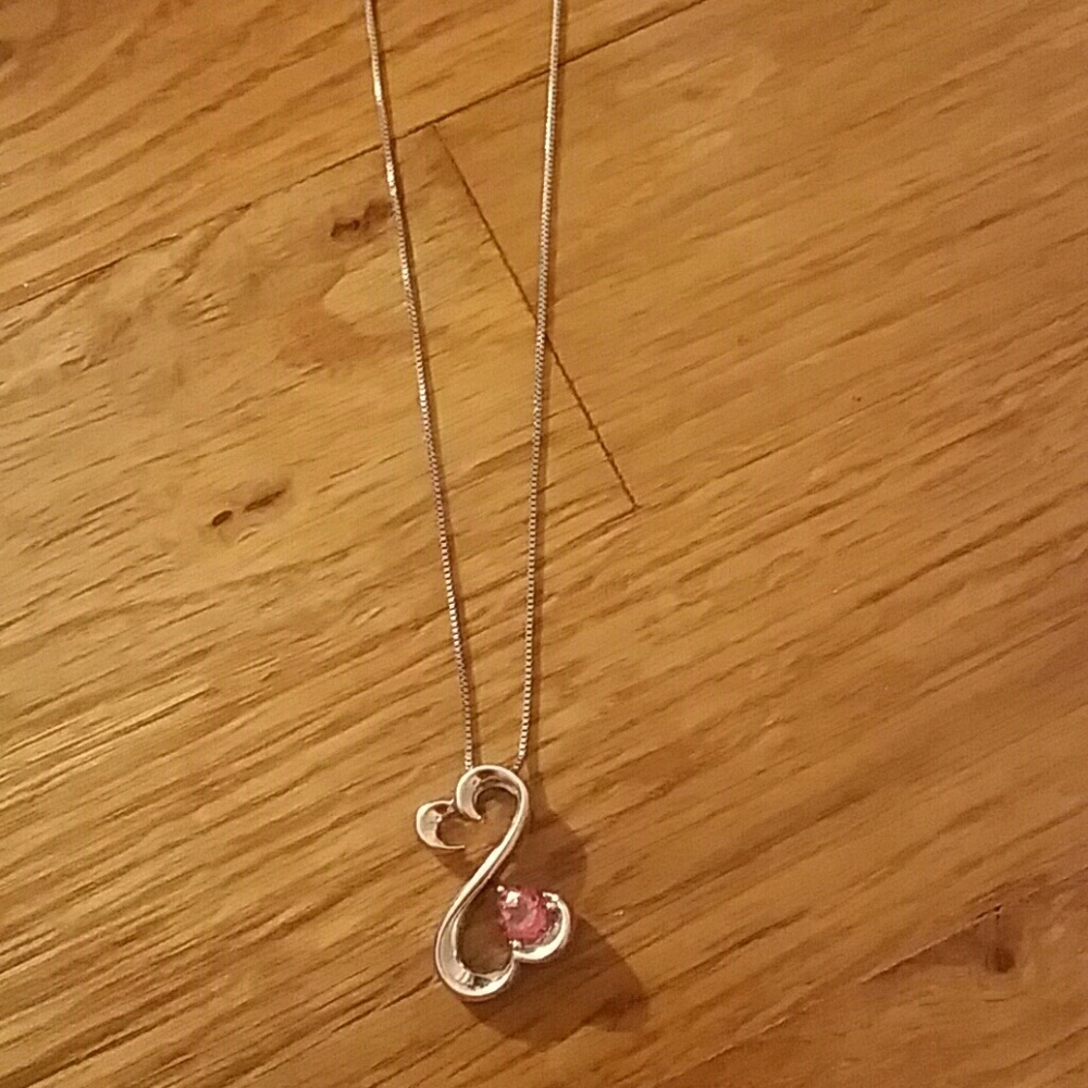 Open heart necklace