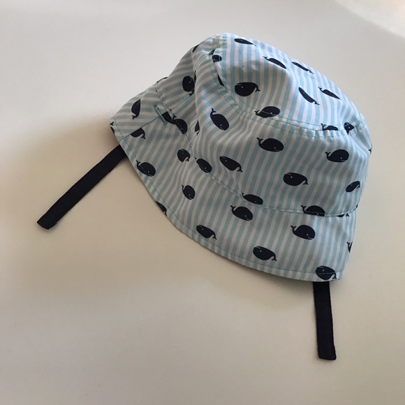 Toddler/Baby: Reversible Sun hat w/chin straps-EUC - Picture 2 of 4