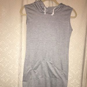 XS/S Cute lightweight hooded dress (grey)