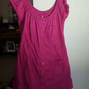 Barly worn pink dress