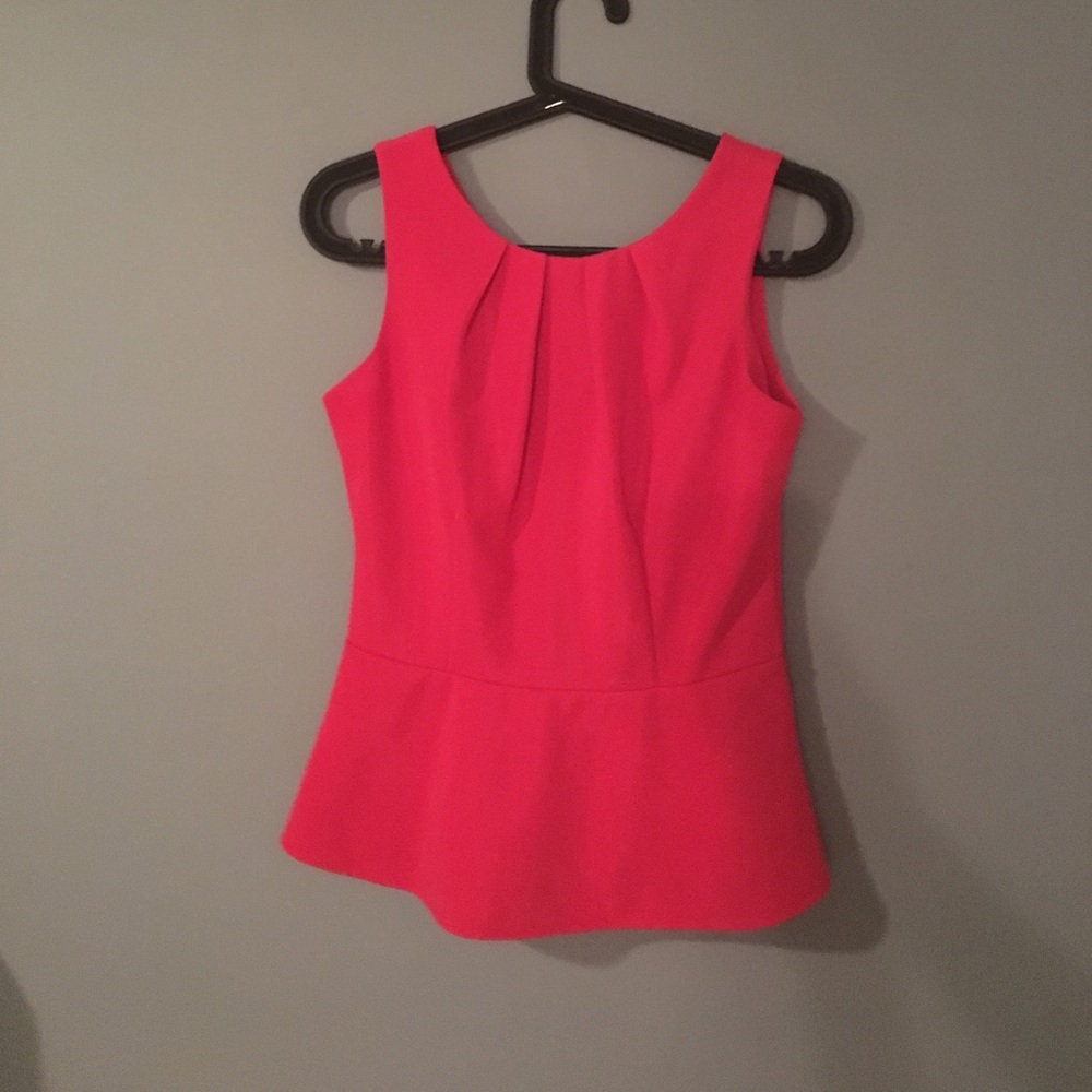 Forever 21 pink peplum tank