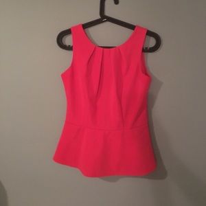 Forever 21 pink peplum tank