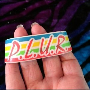 Blood on the dance floor (P.L.U.R) bracelet!