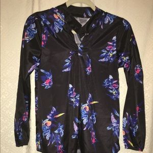 Spring floral blouse
